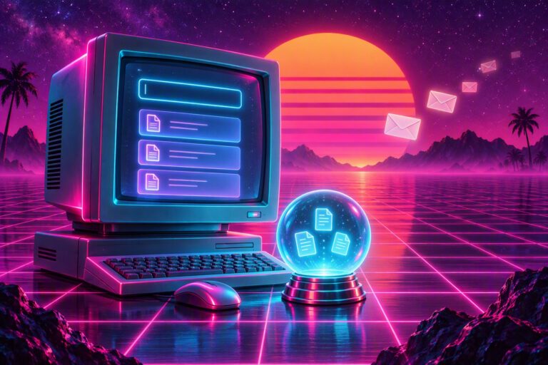WP Help Scout Docs v3.5: retro monitor with a contact form and a crystal ball