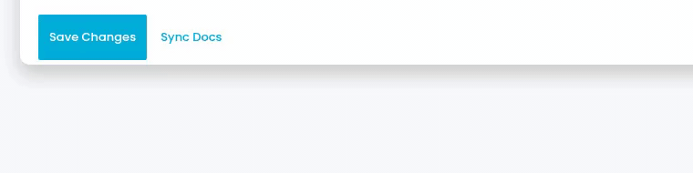 Sync Docs syncing 17 categories and 142 articles, with a progress bar